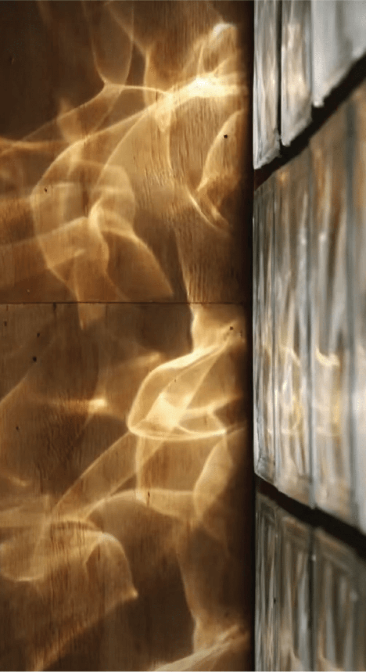 Abstract textured glass